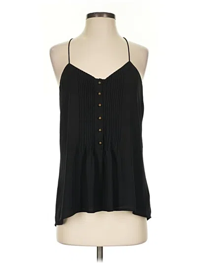 Pre-owned Express Sleeveless Blouse In Black