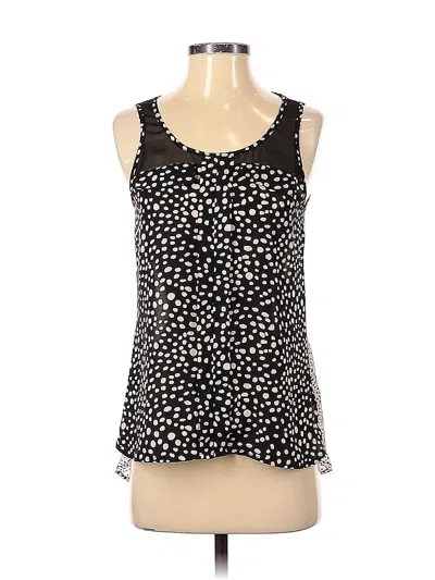 Pre-owned Express Sleeveless Blouse In Black