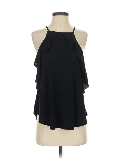 Pre-owned Express Sleeveless Blouse In Black