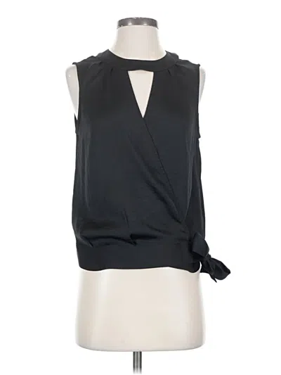 Pre-owned Express Sleeveless Blouse In Black