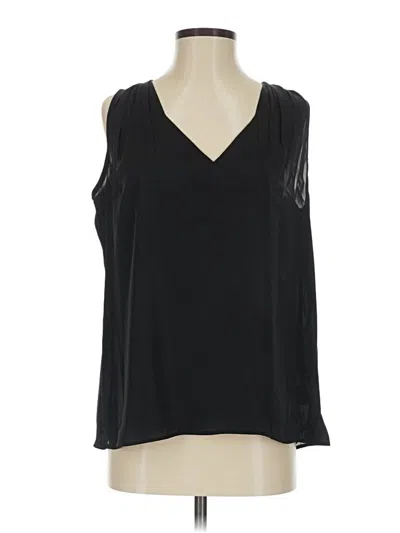 Pre-owned Express Sleeveless Blouse In Black