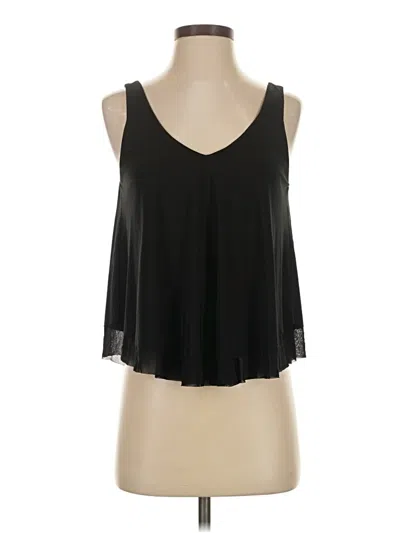 Pre-owned Express Sleeveless Blouse In Black