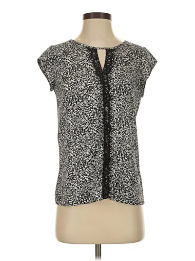 Pre-owned Express Sleeveless Blouse In Black