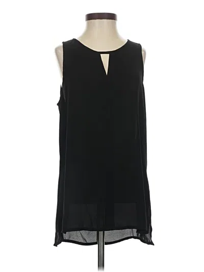 Pre-owned Express Sleeveless Blouse In Black
