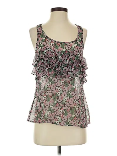 Pre-owned Express Sleeveless Blouse In Black
