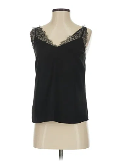 Pre-owned Express Sleeveless Blouse In Black