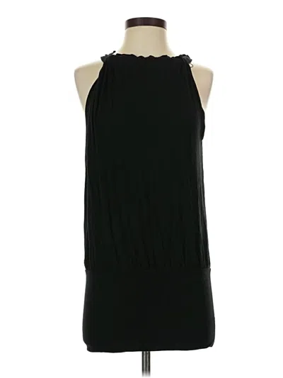Pre-owned Express Sleeveless Blouse In Black