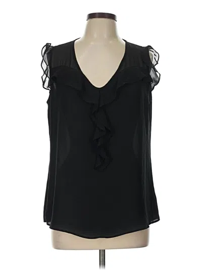 Pre-owned Express Sleeveless Blouse In Black