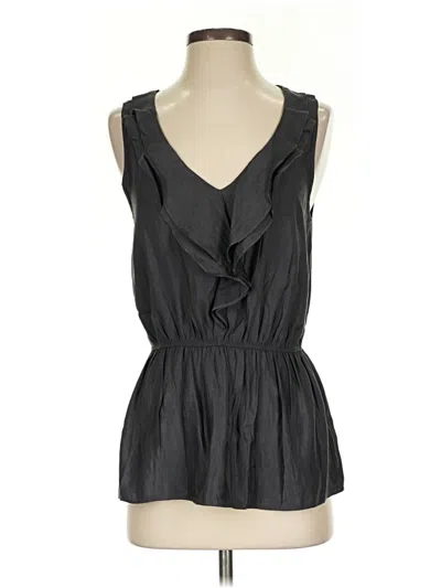 Pre-owned Express Sleeveless Blouse In Black