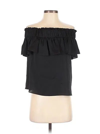 Pre-owned Express Sleeveless Blouse In Black