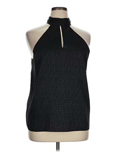 Pre-owned Express Sleeveless Blouse In Black