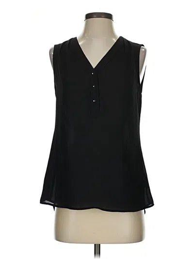 Pre-owned Express Sleeveless Blouse In Black