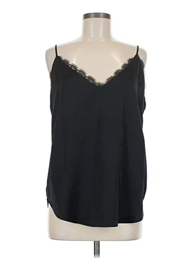 Pre-owned Express Sleeveless Blouse In Black