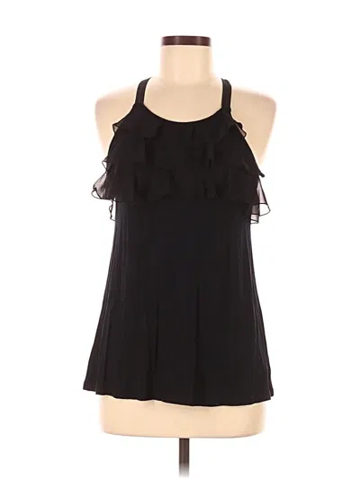 Pre-owned Express Sleeveless Blouse In Black