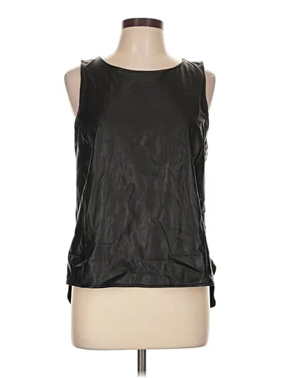 Pre-owned Express Sleeveless Blouse In Black