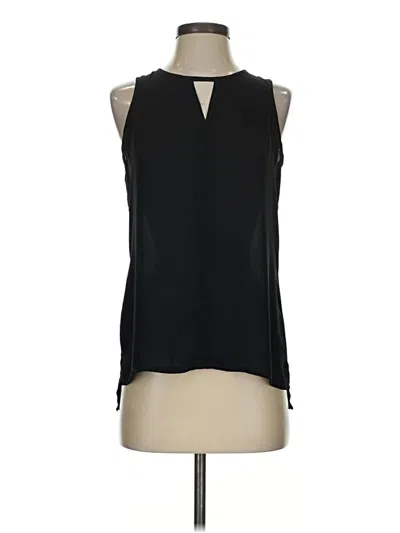 Pre-owned Express Sleeveless Blouse In Black