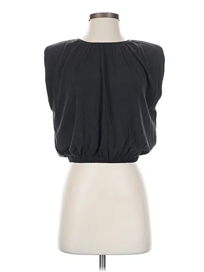 Pre-owned Express Sleeveless Blouse In Black