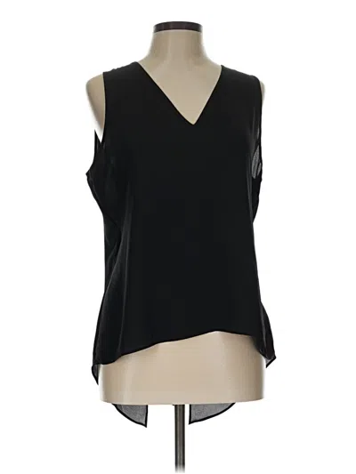 Pre-owned Express Sleeveless Blouse In Black