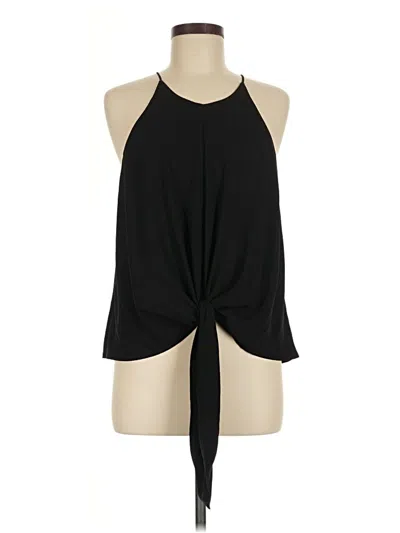 Pre-owned Express Sleeveless Blouse In Black