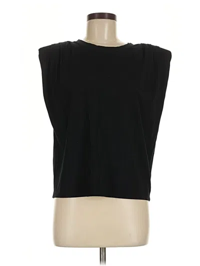 Pre-owned Express Sleeveless Blouse In Black