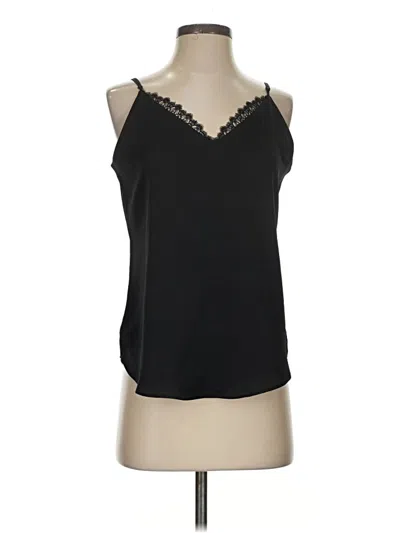 Pre-owned Express Sleeveless Blouse In Black