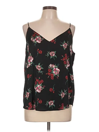 Pre-owned Express Sleeveless Blouse In Black