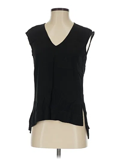 Pre-owned Express Sleeveless Blouse In Black