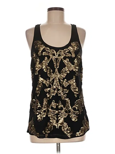 Pre-owned Express Sleeveless Blouse In Black