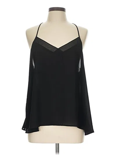 Pre-owned Express Sleeveless Blouse In Black