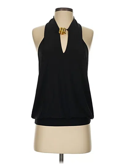 Pre-owned Express Sleeveless Blouse In Black