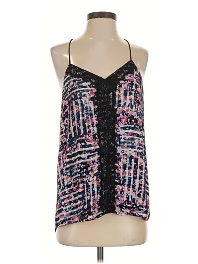 Pre-owned Express Sleeveless Blouse In Black
