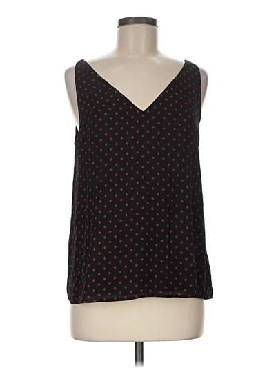 Pre-owned Express Sleeveless Blouse In Black