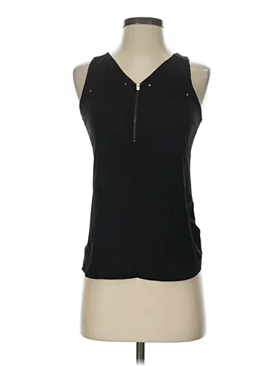 Pre-owned Express Sleeveless Blouse In Black
