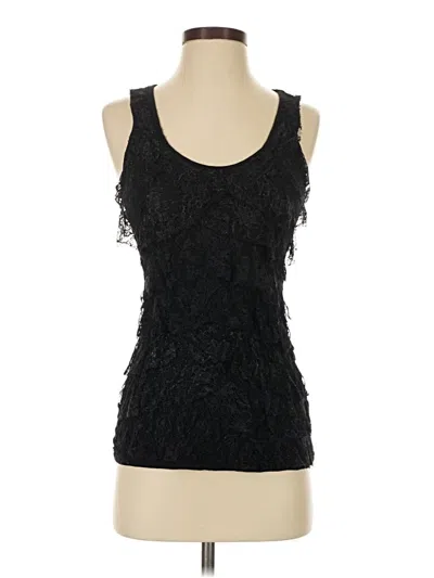 Pre-owned Express Sleeveless Blouse In Black