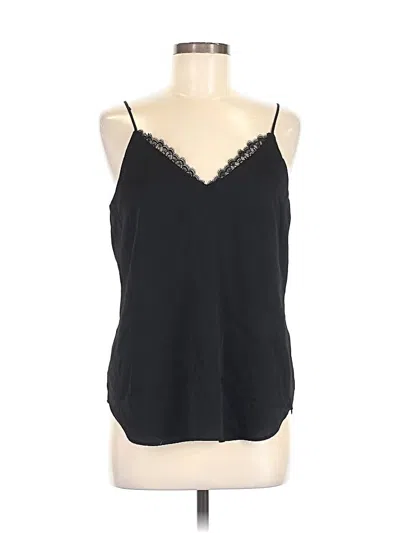 Pre-owned Express Sleeveless Blouse In Black