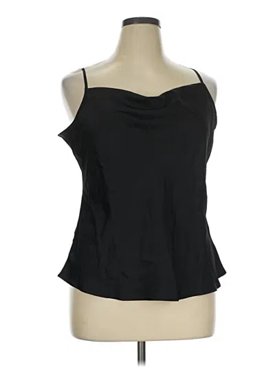 Pre-owned Express Sleeveless Blouse In Black