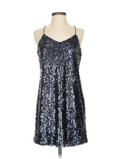 Pre-owned Express Sleeveless Blouse In Blue