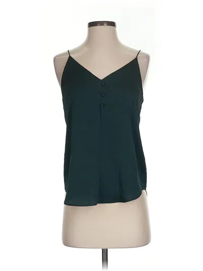 Pre-owned Express Sleeveless Blouse In Blue