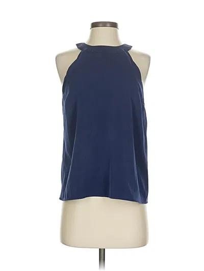 Pre-owned Express Sleeveless Blouse In Blue
