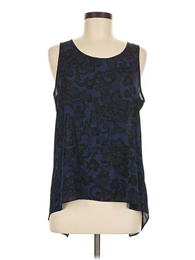 Pre-owned Express Sleeveless Blouse In Blue