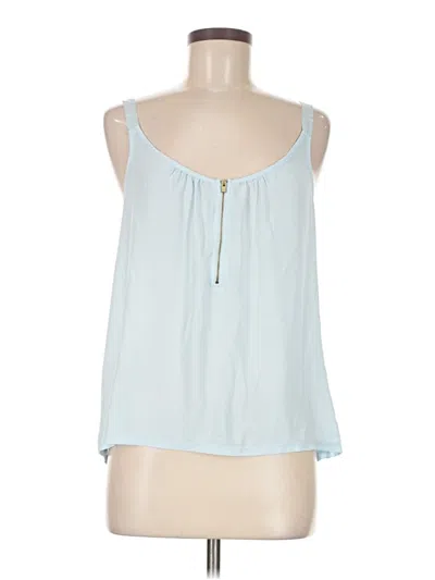 Pre-owned Express Sleeveless Blouse In Blue