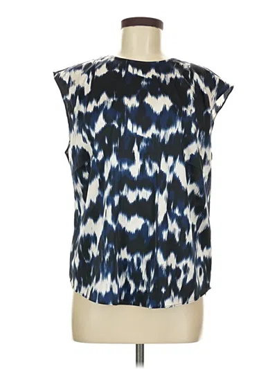 Pre-owned Express Sleeveless Blouse In Blue