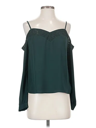 Pre-owned Express Sleeveless Blouse In Blue