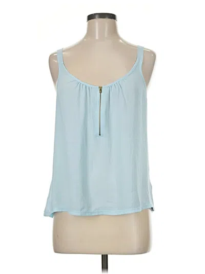Pre-owned Express Sleeveless Blouse In Blue