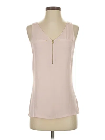 Pre-owned Express Sleeveless Blouse In Brown