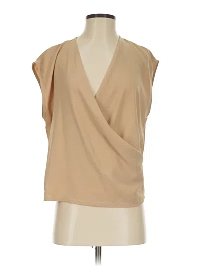 Pre-owned Express Sleeveless Blouse In Brown