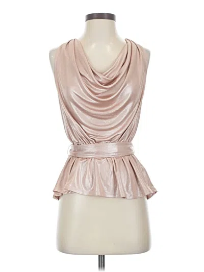 Pre-owned Express Sleeveless Blouse In Brown