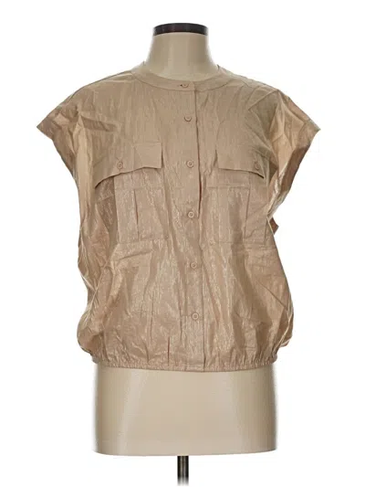 Express Sleeveless Blouse In Brown