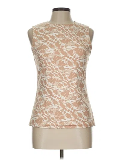 Pre-owned Express Sleeveless Blouse In Brown