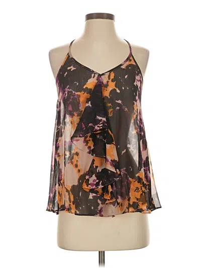 Pre-owned Express Sleeveless Blouse In Brown
